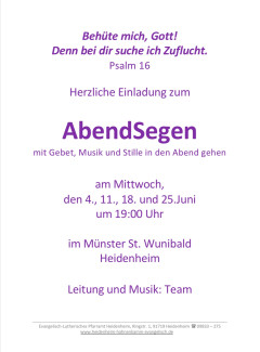 Abendsegen
